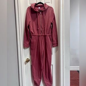 NEW - Old Navy fleece-lined hooded jumpsuit | size Medium